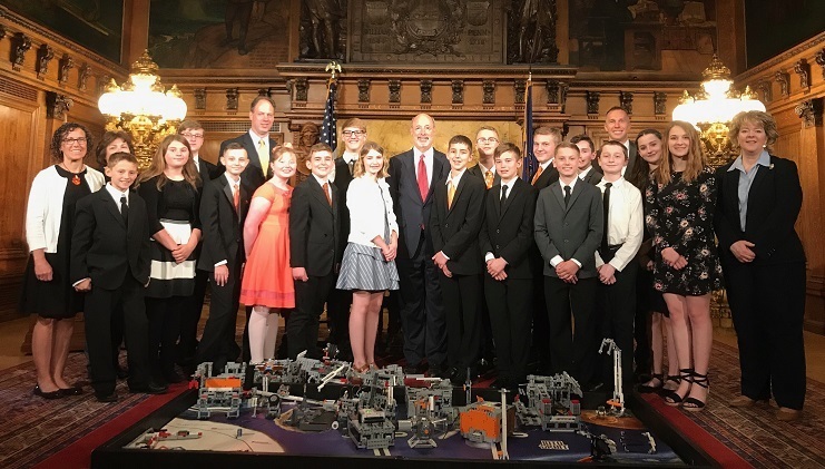 Sharon's Tiger Techs Honored in Harrisburg