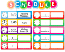 Daily Schedule to follow while students are home